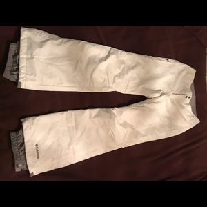 White Columbia snow/ski pants size small!